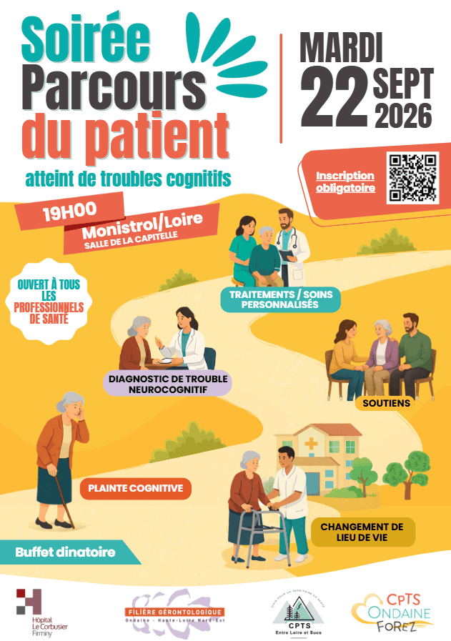 Soirée parcours patient personnes âgées avec troubles cognitifs